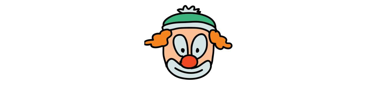 Cirkusmasker - Maskot kostumer biggymonkey.com 