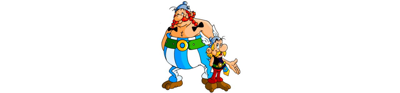 Asterix- og Obelix-maskoter - Maskot kostumer biggymonkey.com 