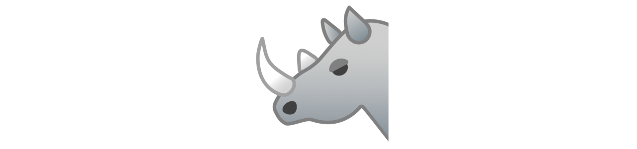 Maskot nosorožce - kostýmy maskota biggymonkey.com
