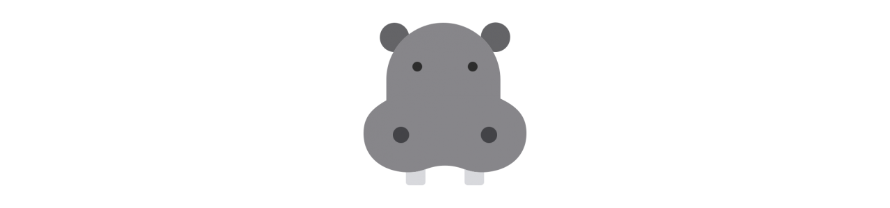 Hippopotamus mascot - mascot costumes biggymonkey.com