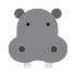 Mascotes hipopótamos