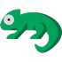 Kameleon mascottes
