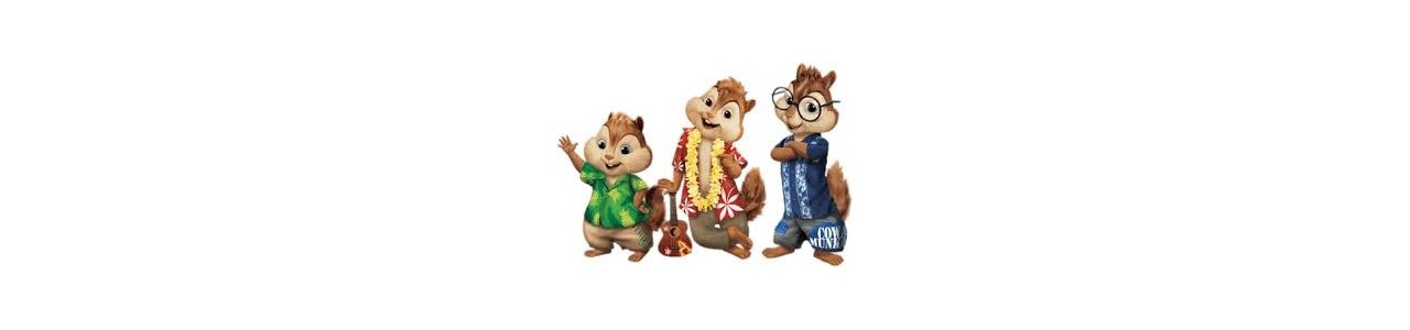 The Chipmunks Mascots - Μασκότ Κοστούμια biggymonkey.com