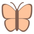 Schmetterlingsmaskottchen