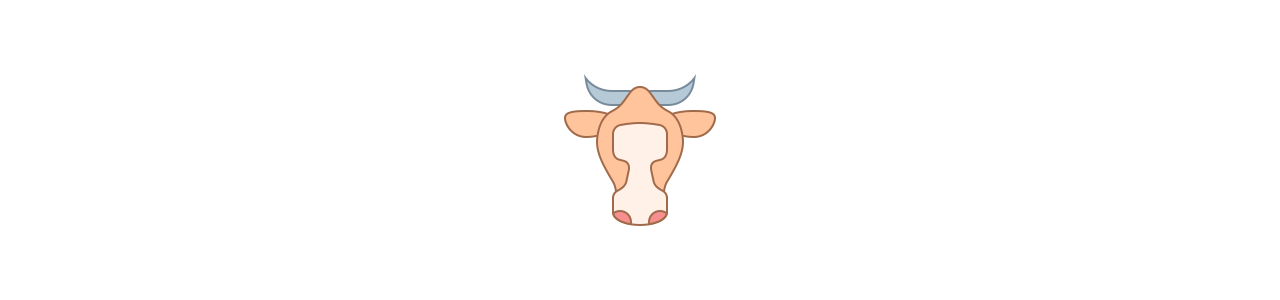 Μασκότ αγελάδων - Κοστούμια μασκότ biggymonkey.com