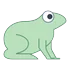 Kikker mascottes