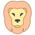 Löwenmaskottchen
