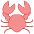 Krabbenmaskottchen