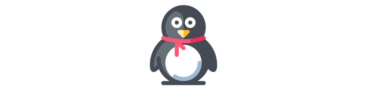Pingvinmaskot - maskotdräkter biggymonkey.com 