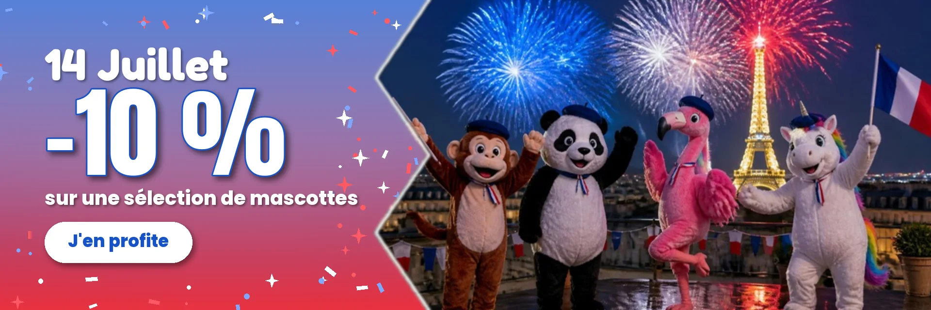 14 Juillet – -10 % – BiggyMonkey.com