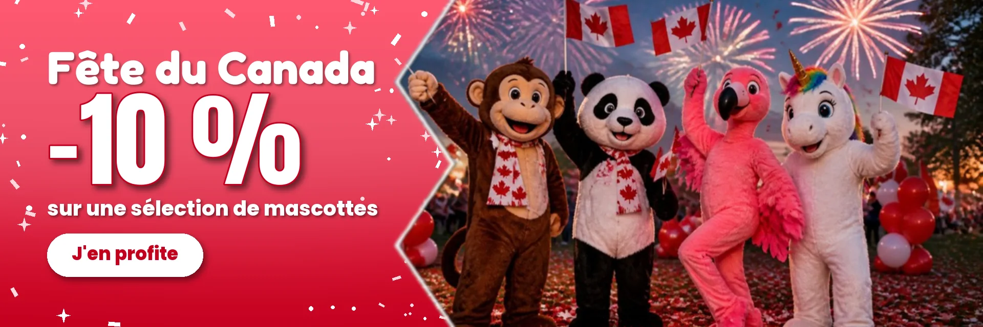 Fête du Canada – -10 % – BiggyMonkey.com