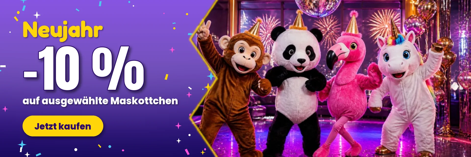 Neujahrs – -10 % – BiggyMonkey.com