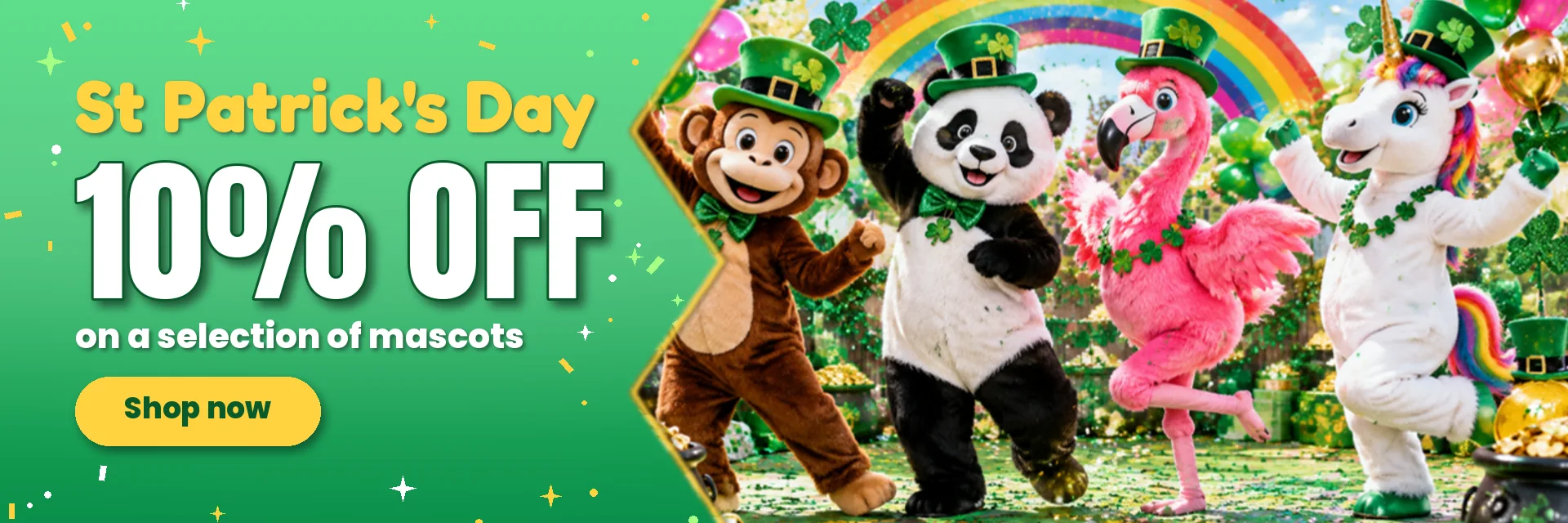St Patrick's Day – -10 % – BiggyMonkey.com