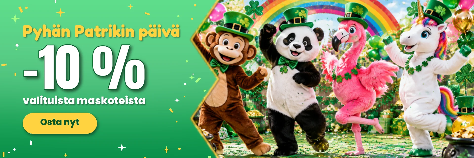 Pyhän Patrickin päivä – -10 % – BiggyMonkey.com
