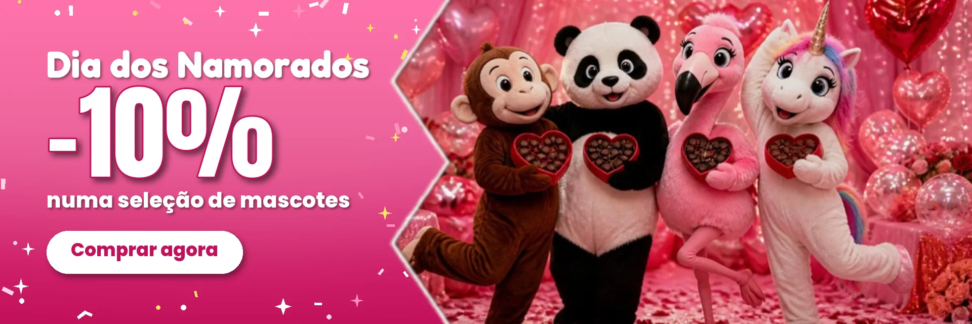 Dia dos Namorados – -10 % – BiggyMonkey.com