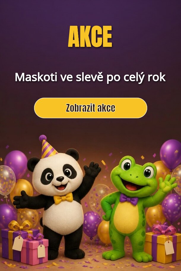 Akce – Maskoti ve slevě po celý rok