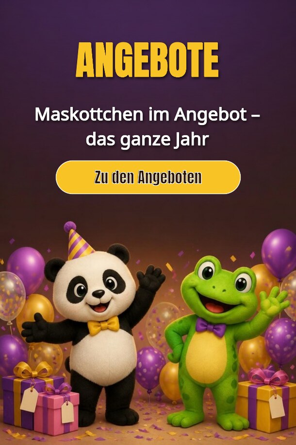Angebote – Maskottchen im Angebot – das ganze Jahr