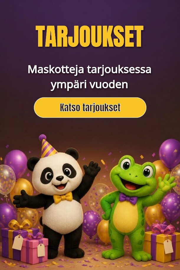 Tarjoukset – Maskotteja tarjouksessa ympäri vuoden