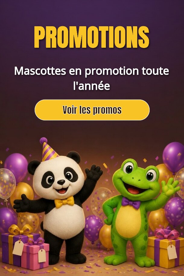 Promotions – Mascottes en promotion toute l'année
