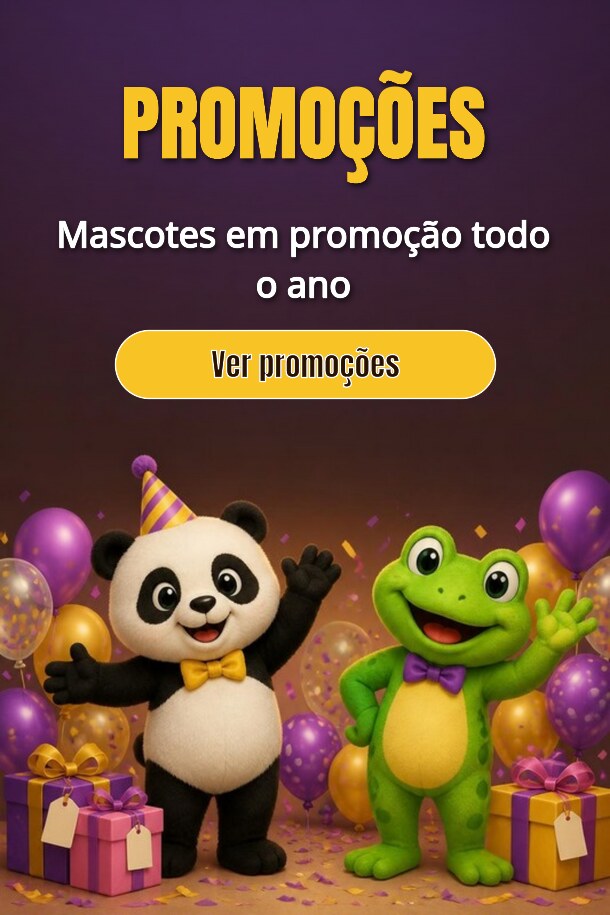 Promoções – Mascotes em promoção todo o ano