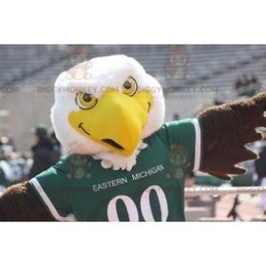 BiggyMonkey mascot: Large yellow and brown white eagle mascot. Discover @biggymonkey_mascots #mascots - Link : https://bit.ly/3linbWk - BIGGYMONKEY_0623 #white #mascots #mascot #event #costume #biggymonkey #marketing #customized #and #brown #yellow #eag... https://www.biggymonkey.com/en/bird-mascot/623-large-yellow-and-brown-white-eagle-mascot.html