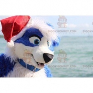 BiggyMonkey mascot: Blue and white dog mascot. Discover @biggymonkey_mascots #mascots - Link : https://bit.ly/3linbWk - BIGGYMONKEY_0593 #white #mascots #mascot #event #costume #biggymonkey #marketing #customized #and #dog #blue #costume #custom https://www.biggymonkey.com/en/dog-mascots/593-blue-and-white-dog-mascot.html