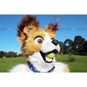 BiggyMonkey mascot: White beige and brown dog mascot. Discover @biggymonkey_mascots #mascots - Link : https://bit.ly/3linbWk - BIGGYMONKEY_0613 #white #mascots #mascot #event #costume #biggymonkey #marketing #customized #and #dog #brown #costume #beige ... https://www.biggymonkey.com/en/dog-mascots/613-white-beige-and-brown-dog-mascot.html