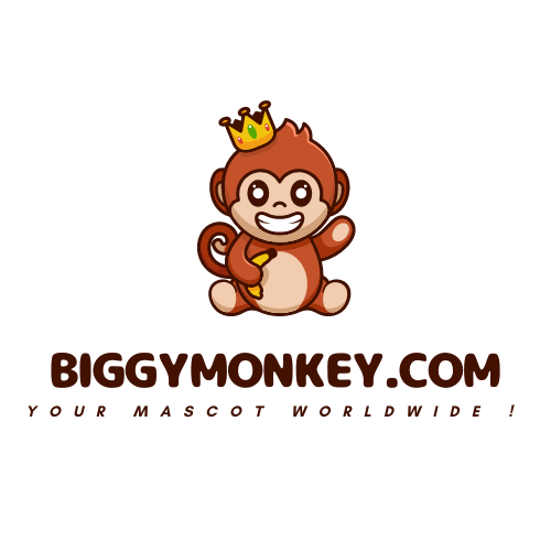 Disfraz de mascota BIGGYMONKEY™ con mosca azul y negra en ropa deportiva